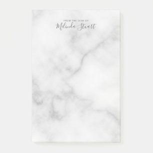 Professionell Modern skript vit markering Post-it Block