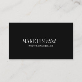 Professionell modern sminkartist visitkort