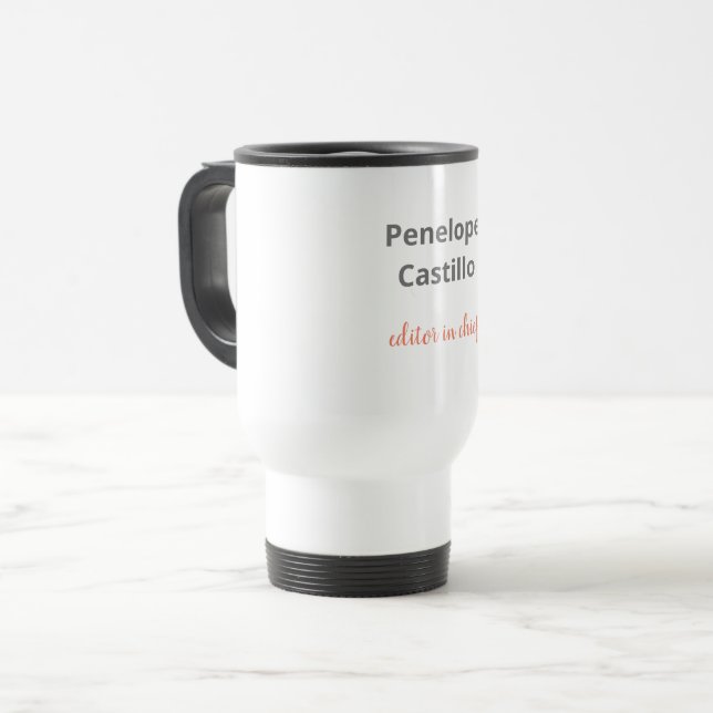 Professionell Modern Snyggt Calligraphy Resemugg (Framsida vänster)