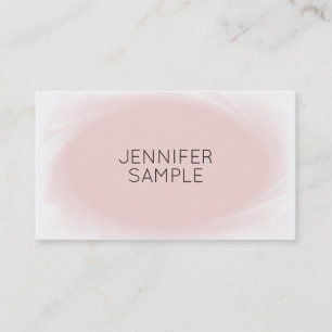 Professionell Modern Snyggt Minimalistisk  Rosa Visitkort