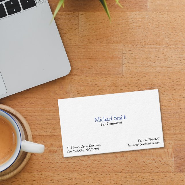 Professionell Modern Thick Premium Affärskort Visitkort (Professional Modern Thick Premium Business Card)