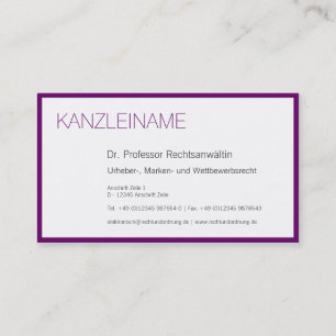 professionell modern visitkort