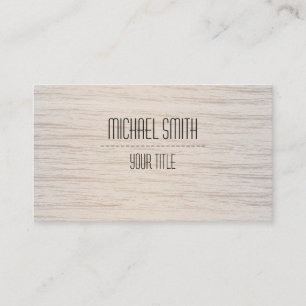 Professionell Modern Wood Grain Visitkort