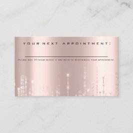 Professionell Möte Reminder Beauty Hair Salo Visitkort