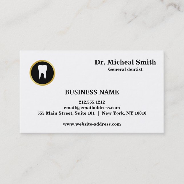 Professionell Möte tandvård Tidsbeställning Kort (Framsida)