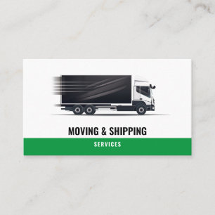Professionell Mover Box Lastbil Flytta Company Visitkort