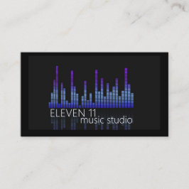 Professionell Music Recording Studio Visitkort