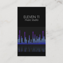 Professionell Music Recording Studio Visitkort