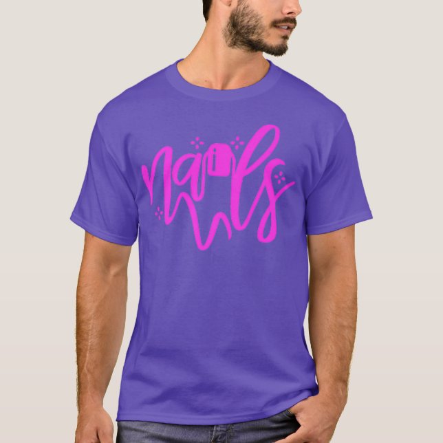 Professionell Nagel Art Manicurist Pedicurist T Shirt (Framsida)