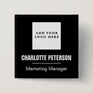 Professionell Namn bricka Business Logotyp Office Knapp