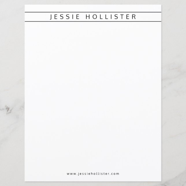 Professionell Namn & Info (Framsida)