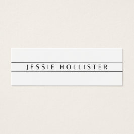 Professionell Namn & Info Litet Visitkort