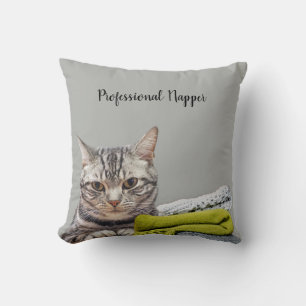 Professionell Napper Cat Dekorativ kudde
