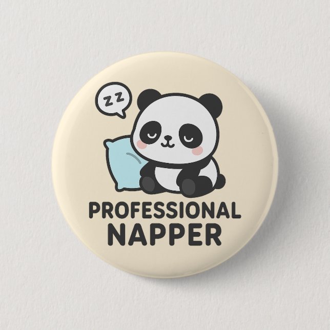 Professionell Napper Panda-knapp Knapp (Framsida)