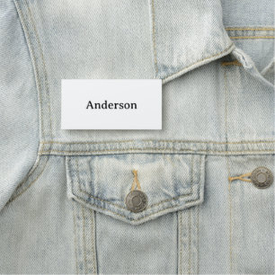 Professionell näringsliv 3" X 1.5" rektangel klass Namnbricka