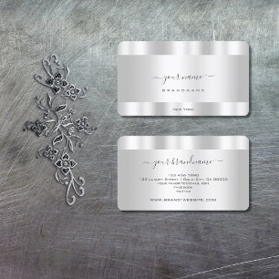 Professionell och Elegant för yttre Silver-effekt Visitkort