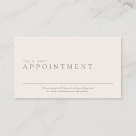 Professionell och minimalt avtalat avtalskort visitkort