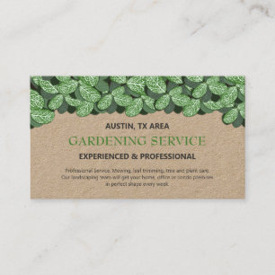 Professionell och modern /Landscaping Craft Visitkort
