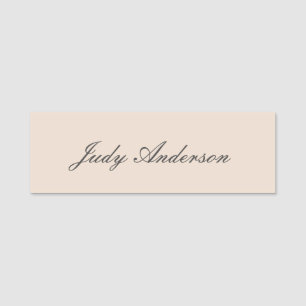 Professionell - oformaterad modern Elegant Namnbricka