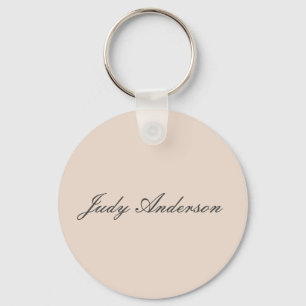 Professionell - oformaterad modern Elegant Nyckelring