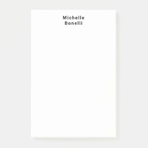 Professionell - oformaterat, modernt, minimalistis post-it block