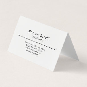 Professionell - oformaterat, modernt, minimalistis visitkort