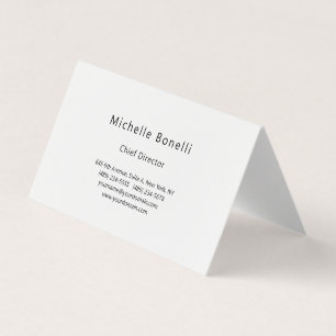 Professionell - oformaterat, modernt, minimalistis visitkort