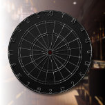 Professionell Onyx Black Färg | Klassisk Elegant Darttavla<br><div class="desc">Professionell Onyx Black Solid Färg</div>