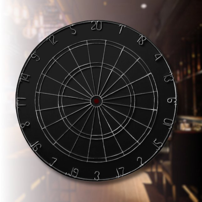 Professionell Onyx Black Färg | Klassisk Elegant Darttavla (Skapare uppladdad)