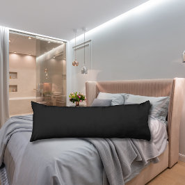 Professionell Onyx Black Färg | Klassisk Elegant Kroppskudde