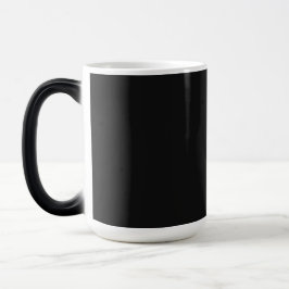 Professionell Onyx Black Färg | Klassisk Elegant Magisk Mugg
