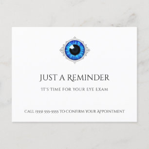 Professionell Optometri Öga Möte Blue Iris Vykort
