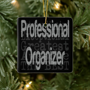 Professionell Organizer Extraordinaire Julgransprydnad Keramik