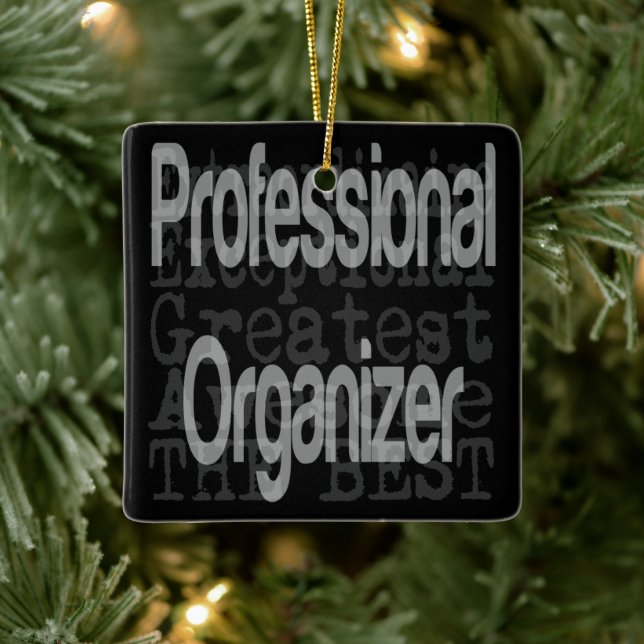 Professionell Organizer Extraordinaire Julgransprydnad Keramik (Träd)