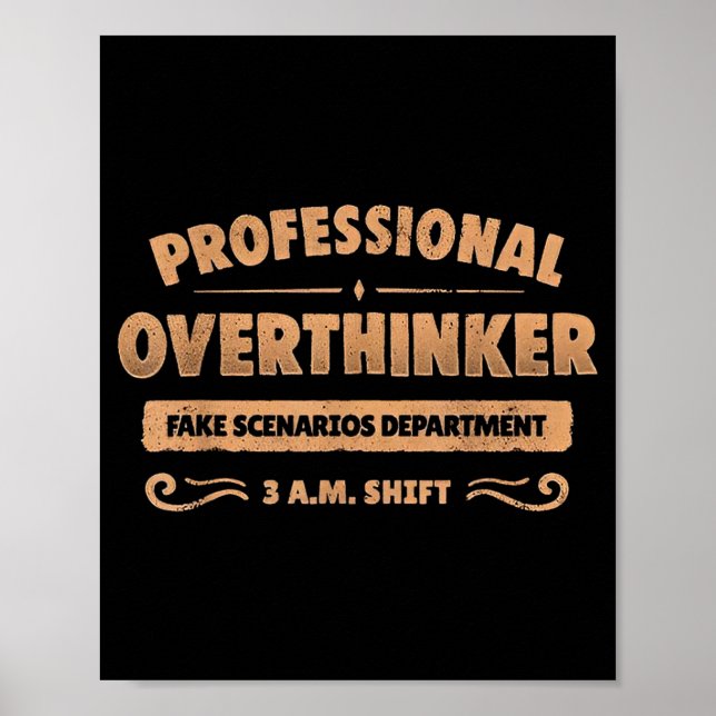 Professionell överanalysatör av fejkscenarier avde poster (Framsidan)