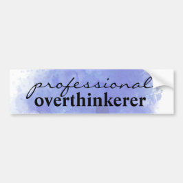 professionell överanalysator bildekal