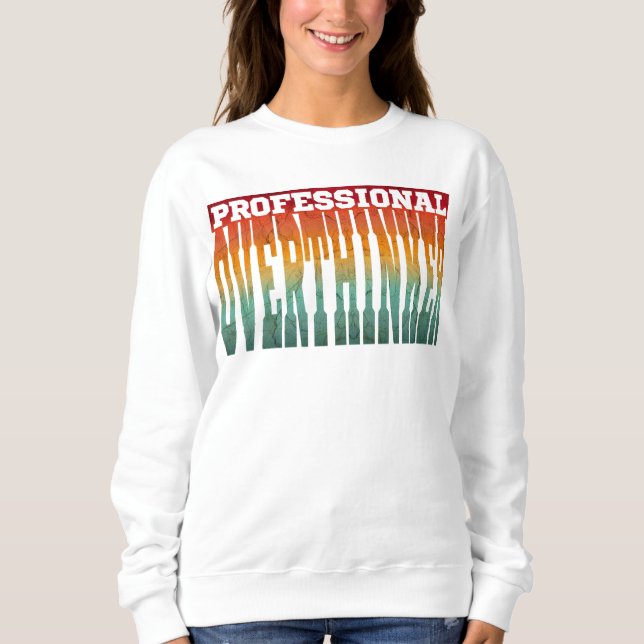 Professionell överanalysator t shirt (Framsida)