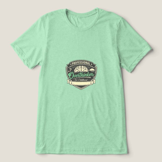 Professionell överanalysator t shirt (Design Framsida)