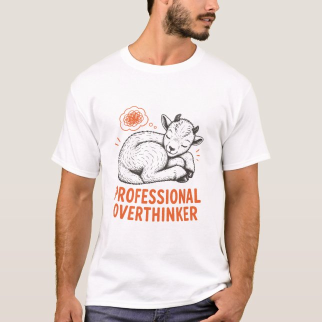 Professionell Övertänkare Get T Shirt (Framsida)