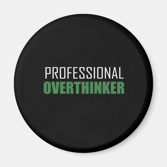 Professionell övertänkare magnet (Framsidan)