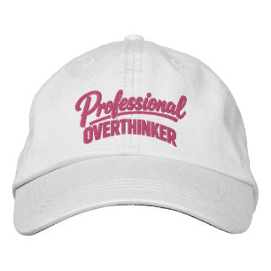 Professionell Övertänkare Rolig Humor Broderad Keps