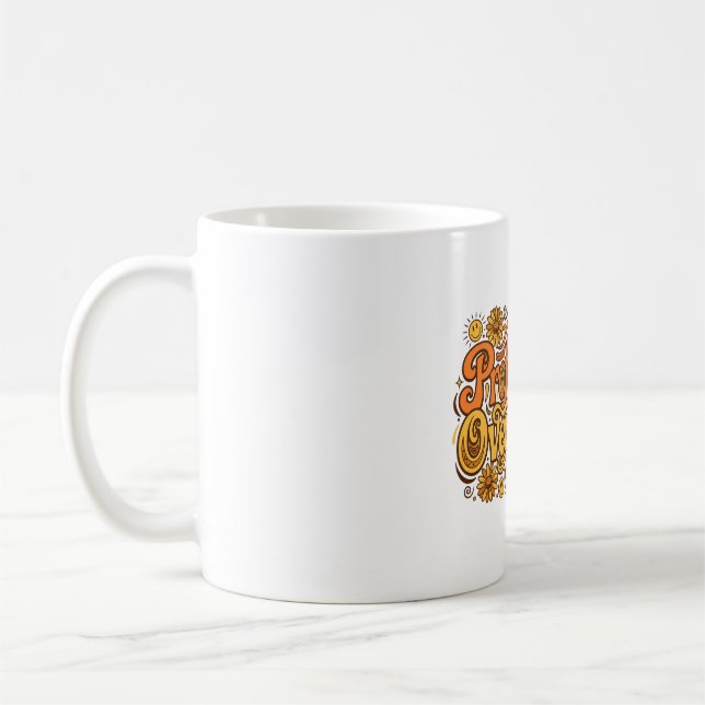 Professionell Övertänkare Rolig Retro Kaffemugg (Vänster)