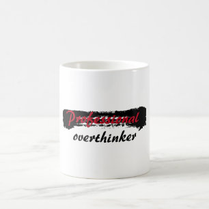 Professionell Overthinker Kaffemugg