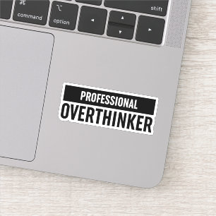 Professionell Overthinker Klistermärken