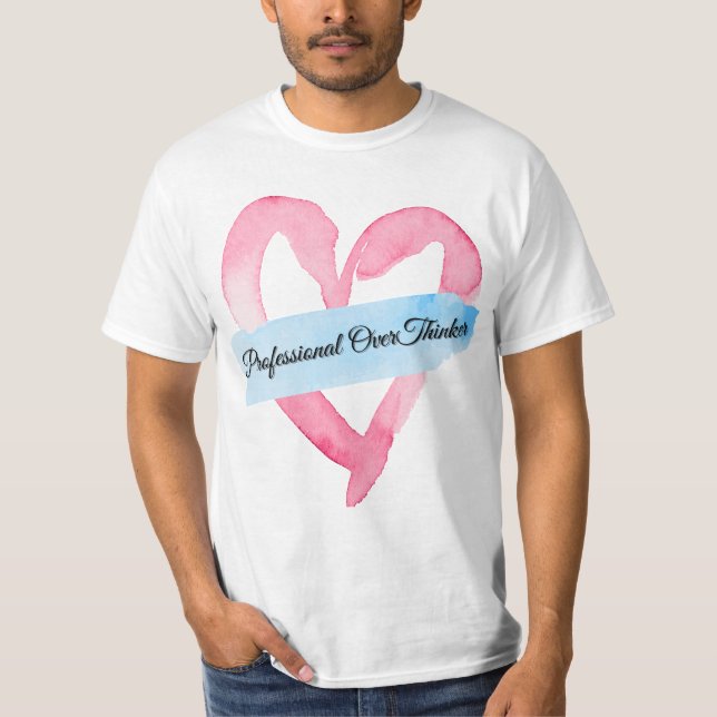"Professionell Overthinker | T-shirt (Framsida)