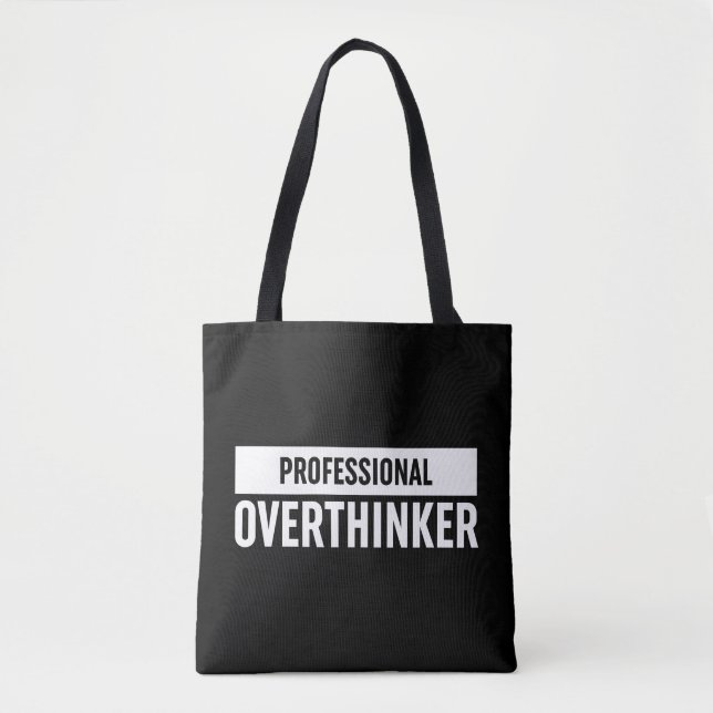 Professionell Overthinker Tygkasse (Framsida)