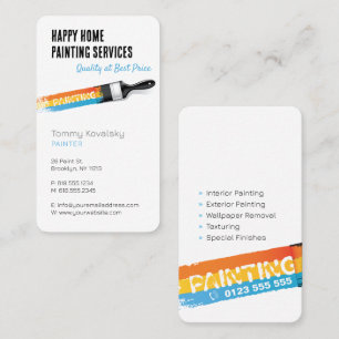 Professionell Painting Services   Ditt erbjudande Visitkort