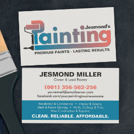 Professionell Painting Services - House Painter Bu Visitkort