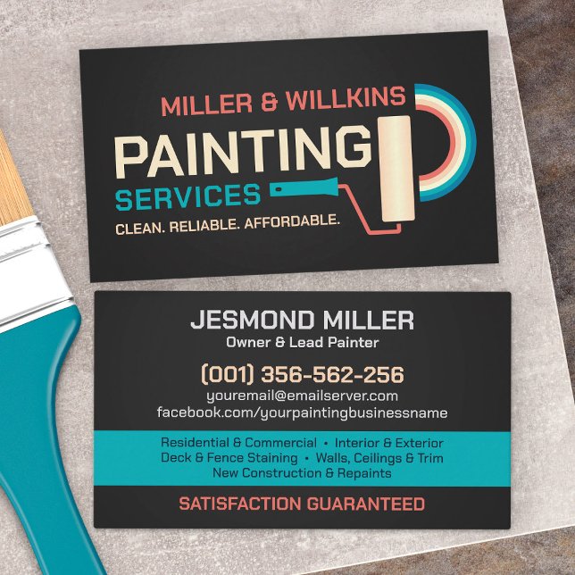 Professionell Painting Services - House Painter Bu Visitkort (Skapare uppladdad)