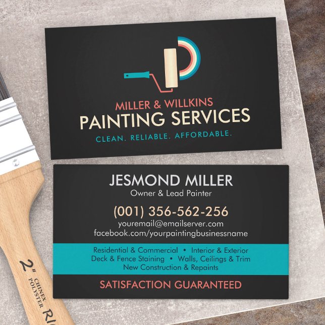 Professionell Painting Services - House Painter Bu Visitkort (Skapare uppladdad)